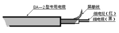 防爆超聲波液位計(jì)電纜線說(shuō)明圖